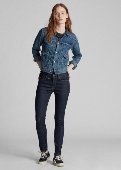 Jeans Ralph Lauren Mujer Azul Marino Azules - Stretch Skinny - SIBPD4836